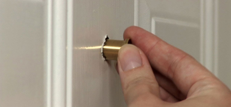 peephole door repair in Pompano Beach