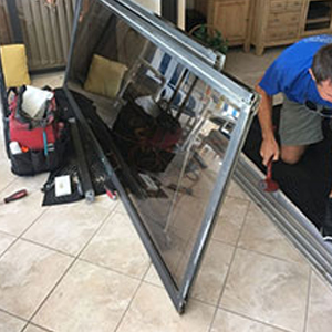 sliding glass door frame repair Pompano Beach
